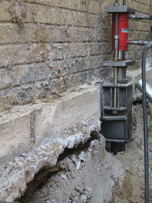 Commercial Push Pier Installation in Prescott