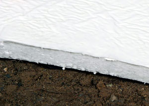 Insulation installed on a crawl space floor in Kingman