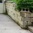 a collapsing retaining wall in Gilbert