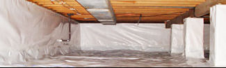 an encapsulated crawl space system in Sedona